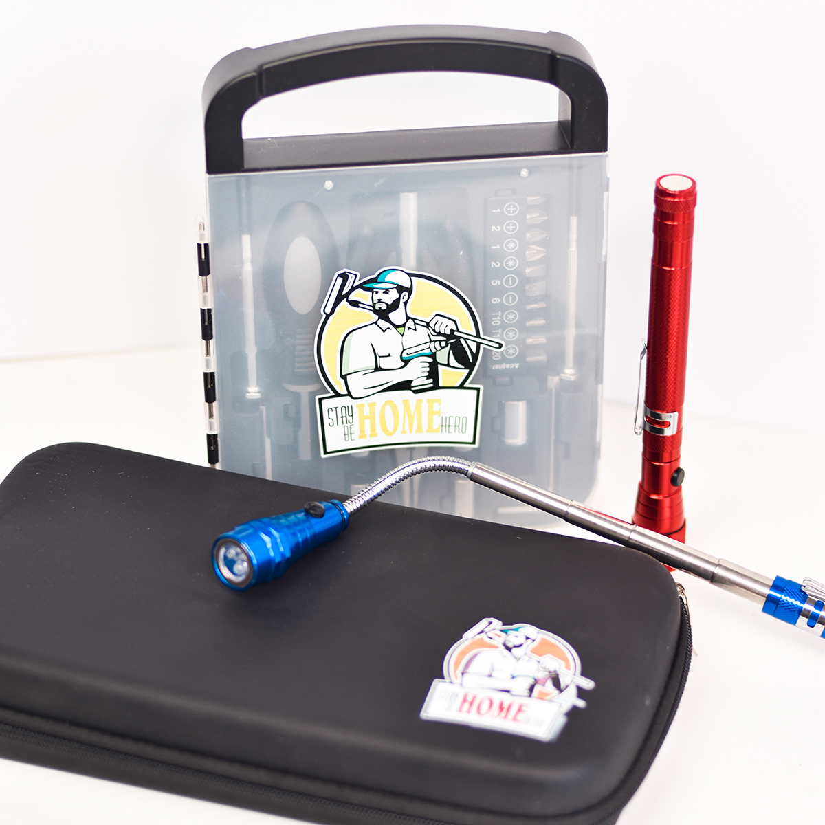 R17724.02 - Zestaw narzędzi Hefty, czarny 