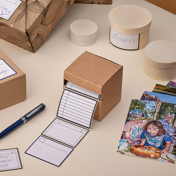 R73782.13 - Memo naklejki Tina, beżowy 